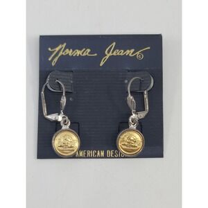 Vintage Norma Jean Raphael Cherub Angel Cupid Dangle Earrings‎ New